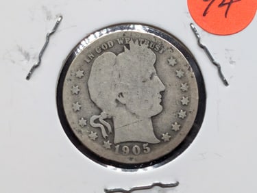 1905 Barber Quarter