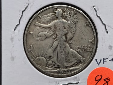 1947-D Walking Liberty Half Dollar