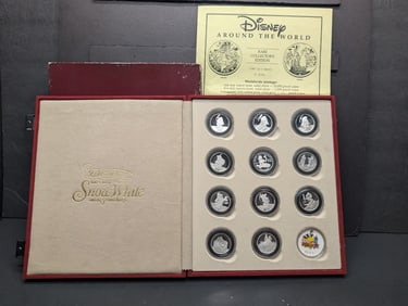 RARE! Collector's Edition 50th Anniv. - Disney Snow White & The Seven Dwarfs - 1/2 Oz. Each .999