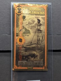 1/500th Troy Oz. 24k PURE GOLD 2025 $2.00 Florida Goldback