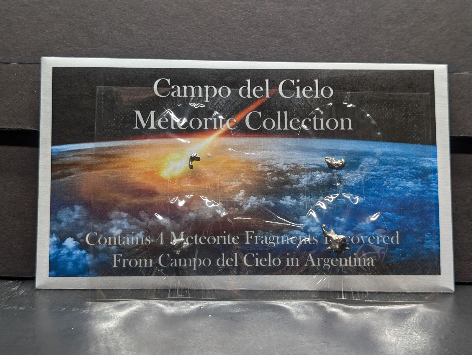 Collection of Meteorites from Campo del Cielo in Argentina - 4 Fragments (1 of 5)