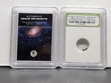 Authentic Campo del Cielo Argentina Meteor Shower & Meteorite Space Rock