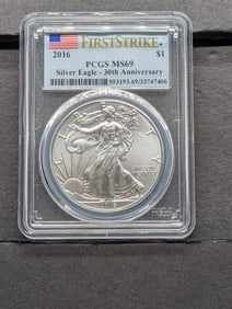 2016 American Silver Eagle - PCGS MS69 *First Stike*