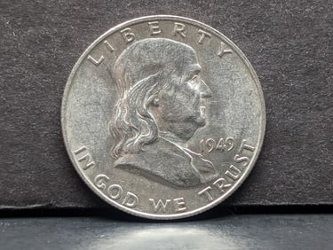 1949-D Franklin Silver Half Dollar **CHOICE AU**