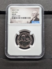 2022-P Sally Ride Quarter - NGC MS68