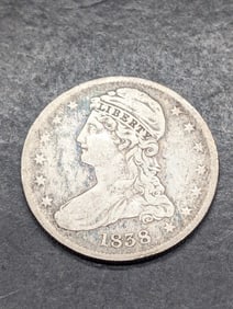 1838 Capped Bust Half Dollar
