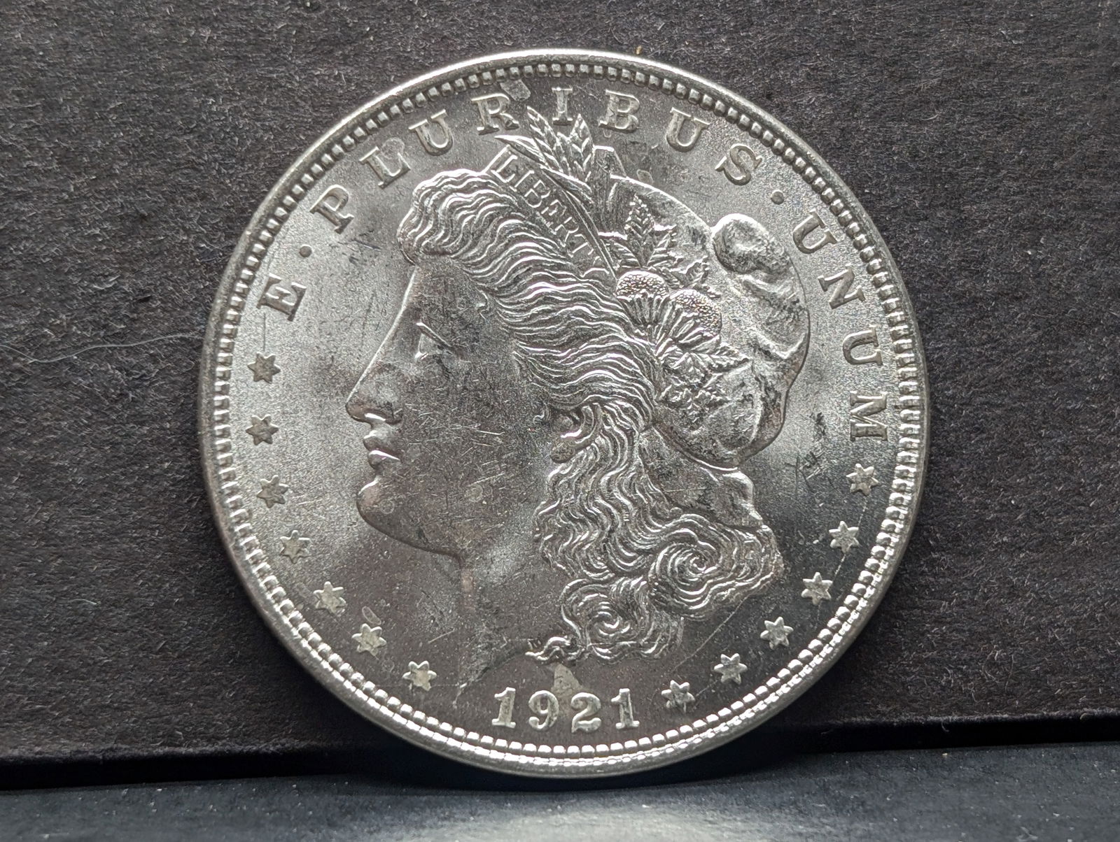 1921 Silver Morgan Dollar - 90% Silver (1 of 2)