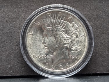 1924 Silver Peace Dollar - 90% Silver