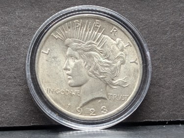 1923 Silver Peace Dollar - 90% Silver