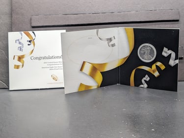 2017-S PROOF American Silver Eagle - Congratulations Set in OGP w/ COA