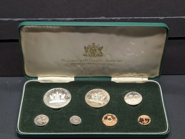 1972 Trinadad and Tobago Proof Set No Silver