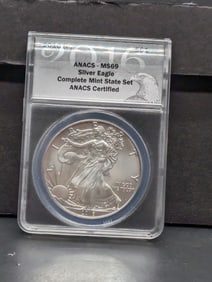 2016(P) American Silver Eagle - ANACS Cert. MS69