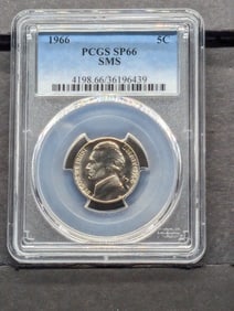 1966 SMS Jefferson Nickel - PCGS SP66