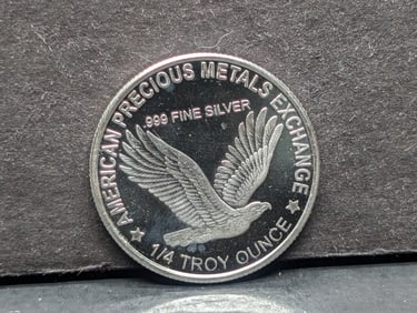 1/4th Troy Oz .999 Fine Silver Round Standing Liberty