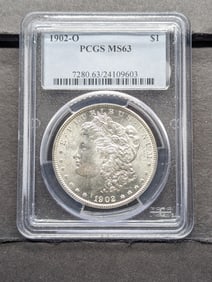 1902-O Morgan Dollar PCGS MS63