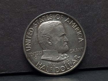 1922 Classic Commemorative Grant Half Dollar.