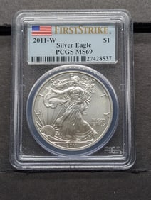 2011-W American Silver Eagle - PCGS PR69 *First Stike*