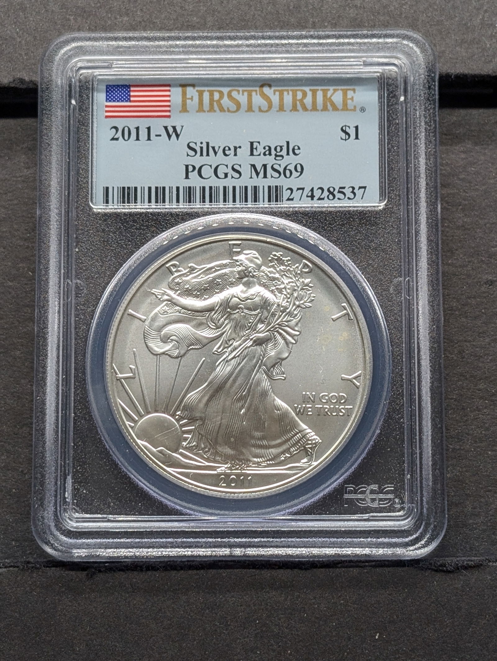 2011-W American Silver Eagle - PCGS PR69 *First Stike* (1 of 3)
