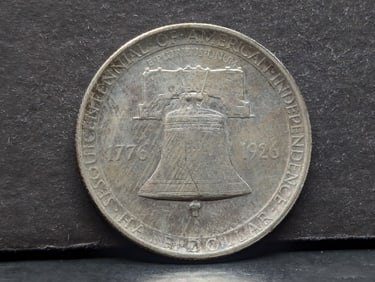 1926 Classic Commemorative Philadelphia Sesqui Half Dollar.