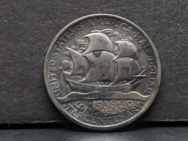 1936 Classic Commemorative Long Island Half Dollar.