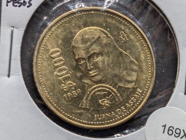 1989 Mexico 1000 Pesos
