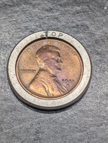 1911-D Encased Lincoln Cent