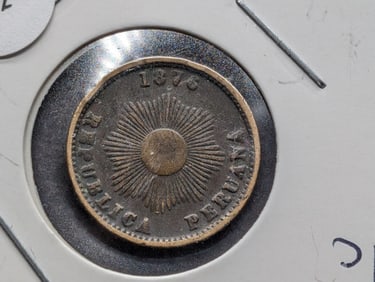 1876 Peru One Centavo