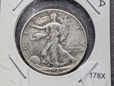 1941-D Walking Liberty Half Dollar
