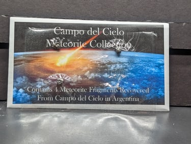 Collection of Meteorites from Campo del Cielo in Argentina - 4 Fragments