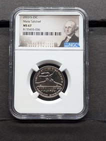 2023-S Maria Tallchief Quarter - NGC MS67