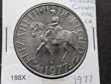 1977 Great Britain Jubilee Crown UNC CN