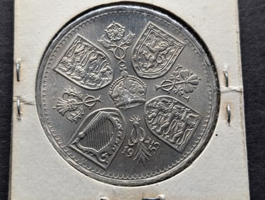 1953 Great Britain Five Shillings CN