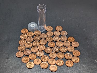 (50) Mixed Date Canadian Cents