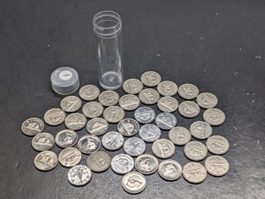 Mixed Date Canadian Nickels 30'' to 60's
