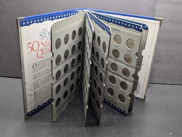1999-2008 Statehood Quarter Collection in U.S. Mint Album - COMPLETE SET!