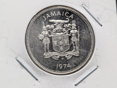 1974 Jamaica 20 Cents C/N
