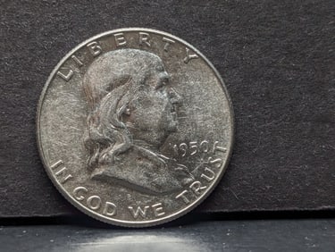 1950 Franklin Silver Half Dollar **AU/UNC**