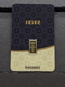 1/2 Gram Istanbul Gold Refinery .9999 FINE GOLD Bar