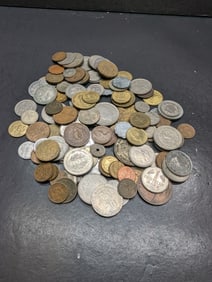 Bag of 1.2 Lbs. of Various Vintage & Modern World Coins