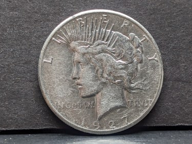1927 Peace Silver Dollar