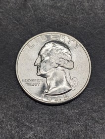 1945-D Washington Silver Quarter **GEM BU**