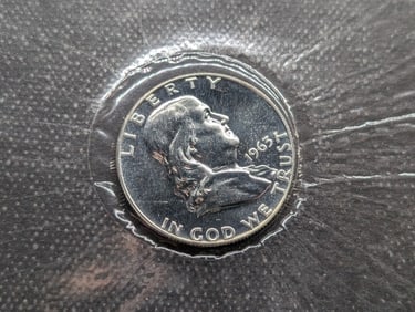1963 PROOF Benjamin Franklin Silver Half Dollar
