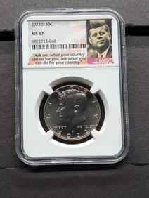 2022-D Kennedy Half Dollar - NGC MS67