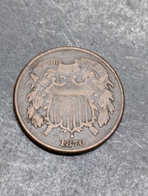 1870 Two Cent Piece **FINE/VF**