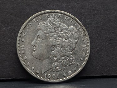1901 Morgan Silver Dollar **XF**