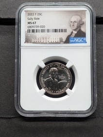 2022-P Sally Ride Quarter - NGC MS67