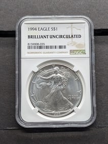 1994 American Silver Eagle - NGC BRILLIANT UNC