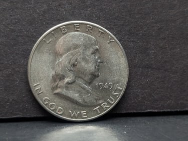 1949-S Franklin Silver Half Dollar **UNC**