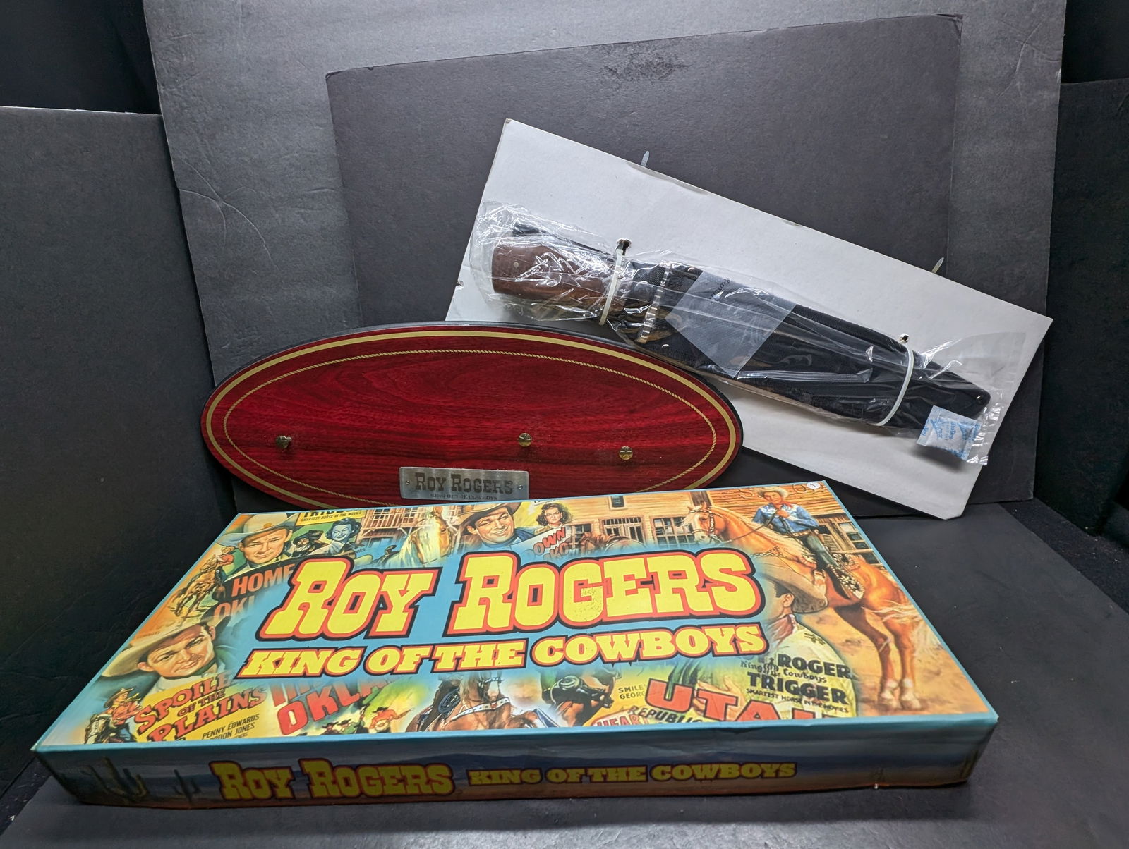 Limited Edition | Stainless Steel | Roy Rogers King of the Cowboys Bowie Knife w/ Display Plaque NIB