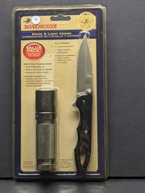 Winchester Knife and Light Combo with Sheath NIB
